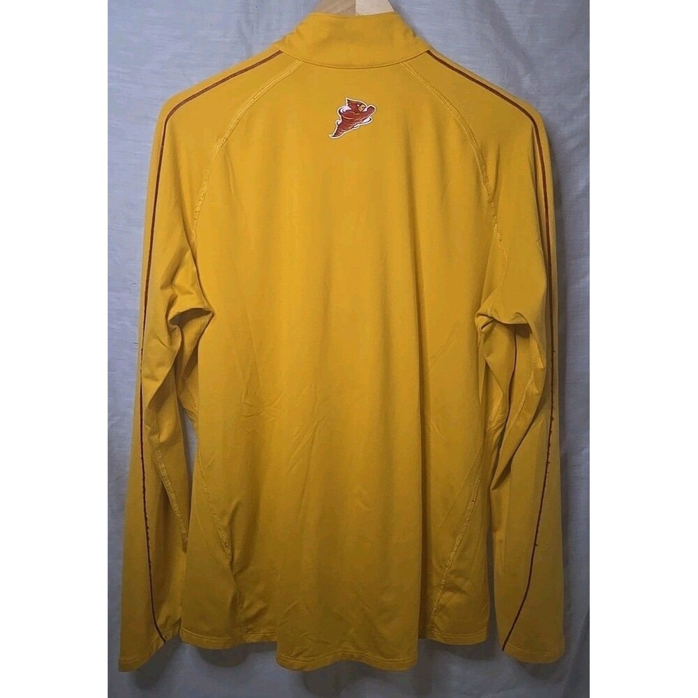 Iowa State Cyclones Nike Long Sleeve Shirt, Made In USA, Sz Large, Yellow/Red - Picture 6 of 9